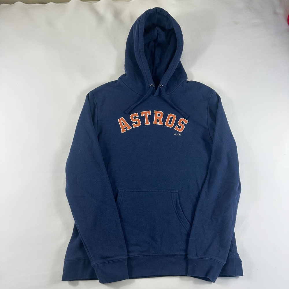 Fanatics Houston Astros Navy Blue Pullover Hoodie‎ Mens Large
